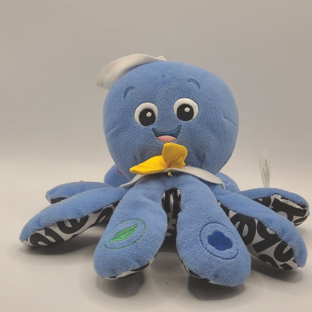 Baby Einstein OCTOPLUSH Octopus Musical English Spanish French Developmental Toy